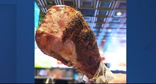 Giant turkey leg on sale for Thanksgiving on Las Vegas Strip