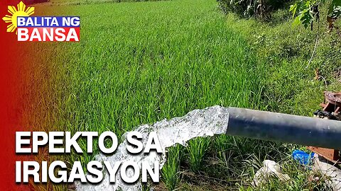 Epekto ng El Niño sa irigasyon, umabot lang sa 1% −NIA