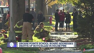 Grosse Pointe School Board addresses deaths of boys killed in house fire