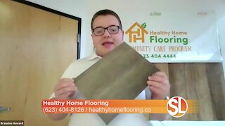 Max Thompson of Healthy Home Flooring offers a worry-free lifetime guarantee