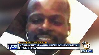 Controversy re-ignited in police custody death