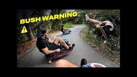 Crazy Cart Nature Trail Mayhem! __ Tandems POV with our 900w 48v's