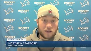 Lions QB Matthew Stafford may not practice all week, but hopes to play