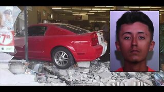 WATCH: Driver crashes Ford Mustang through store in downtown Haines City