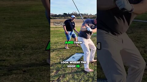 HOOP DRILL #golftechnique #golfdrill #golf w @GRFGolf