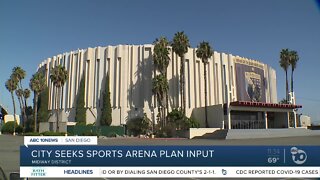 City seeks sports arena plan input