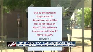 Businesses close because of downtown even