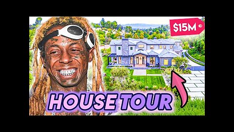 Lil Wayne - House Tour - UPDATED - His NEW $15.4 Million Hidden Hills Mansion