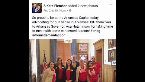 Arkansas Governor Hutchinson is a Moms Demand Action globalist
