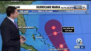 Hurricane Maria 11 a.m. Wednesday update