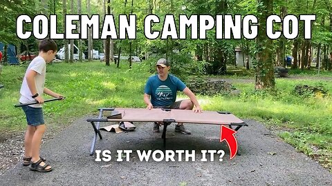 Coleman Trailhead II Camping Cot Unboxing Review
