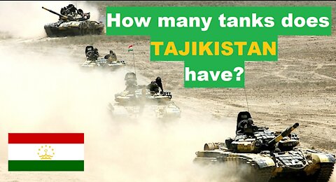 How many tanks does TAJIKISTAN have?