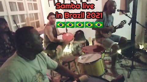 Brazil 🇧🇷 Samba live band in a club 🤙 2021 🌴everything open in Brazil for carnival time