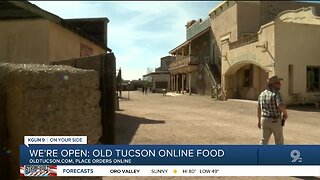 Old Tucson serving takeout food