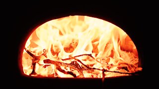Crackling Fireplace - White Noise Video