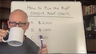 Episode 1228 Scott Adams: I Teach You How to Select the Correct Size For a COVID-19 Relief Check