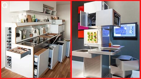 Amazing Space Saving Kitchen Ideas and Ingenious kitchen designs ▶1