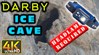 Exploring Darby Ice Cave in Teton Valley Idaho (4k UHD)