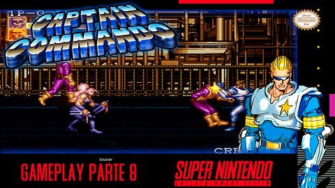 Captain Comando Gameplay Parte 8 || 720p + 60FPS + Shaders || #snes