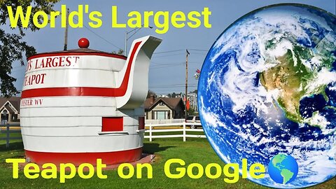 Giant Largest Teapot Found | Google Earth and Google maps #shorts#googleearth#scary #finduniqueworld