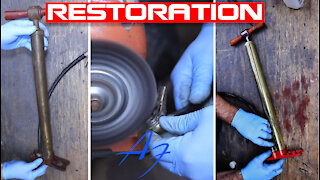 Brass Hand Pump Restoration!!! YOU WON'T BELIEVE