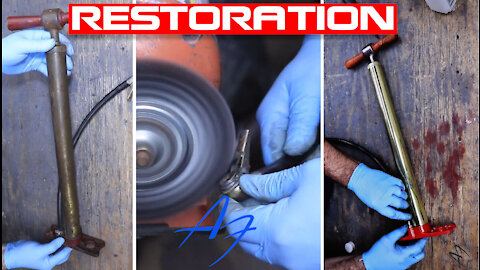 Brass Hand Pump Restoration!!! YOU WON'T BELIEVE