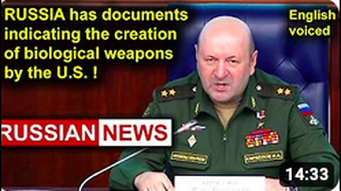 Russia has documents indicating the creation of biological weapons by the United States! Ukraine