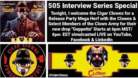 Cigar Clowns "Geppetto" Release Party Mega Herf