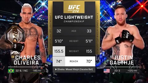 UFC 274 - Charles Oliveira x Justin Gaethje