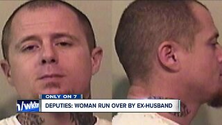 Deputies: Woman run over by her ex-husband