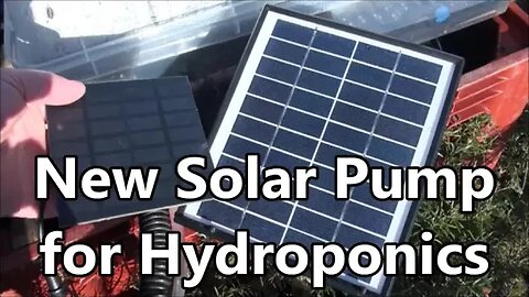 New Solar Pump for Hydroponics Systems and Wildlife Ponds