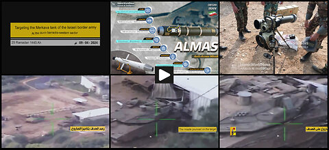 Hezbollah hits Merkava tank with Almas TV Guided ATGM missile