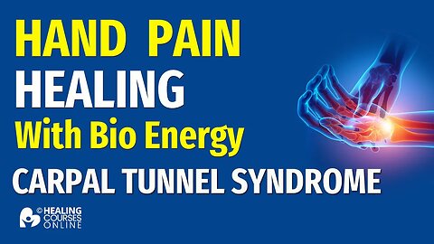 Hand Pain, Finger Pain, or Carpal Tunnel Syndrome (CTS) Healing using Bio Energy and a Wheat-Pack