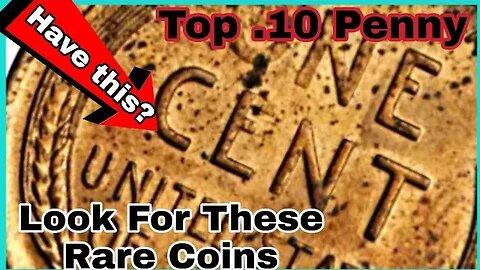 Top 10 Most Valuable Pennies Expensive Lincoln Cents English Coins List pennies worth money!