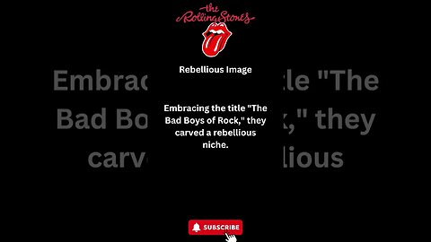 Challenging Norms: The Untold Story of the Rolling Stones' Rebel Image #shorts #rollingstones #rock