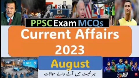Latest Pakistan International Current Affairs 31 August 2023