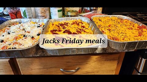 Jacks Friday weekend meals #freezermeals