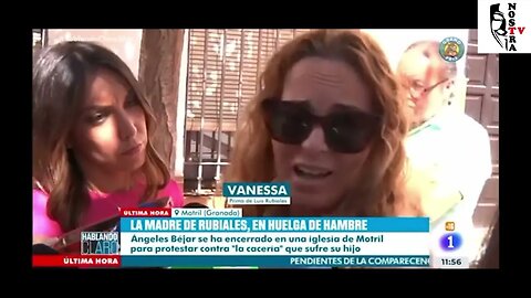 La madre de Rubiales se encierra en una iglesia y se declara en huelga de hambre.