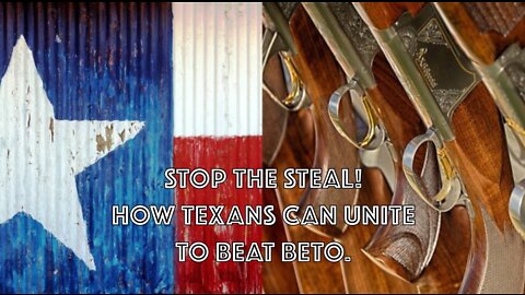 Stop the Steal: How Texans Can Unite to Beat Beto.
