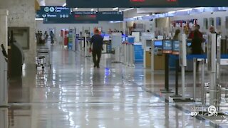 Pandemic's impact felt at airports nationwide, including Palm Beach International Airport