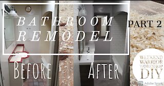 How To Remodel A Small Bathroom (Part 2)