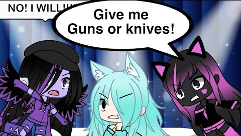 Give Me Guns or Give Me Knives Gatcha Life Mini Movie GLMM GLMV