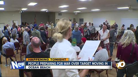 People prepare for war over Target in Ocean Beach