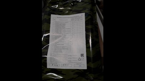 Russian 24 hour ration unboxing