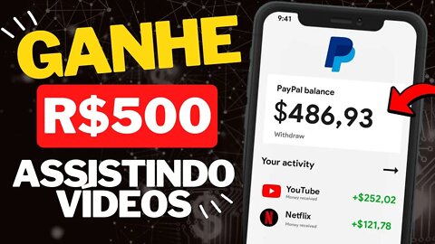 Ganhe R$500 Via Pix Assistido Vídeos do YouTube, Kwai e Titok (COMPROVADO) Ganhar Dinheiro Online