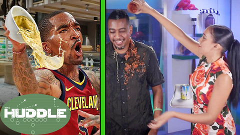 The Fumble Recreates JR Smith's Soup-Throwing Scandal!! -The Huddle
