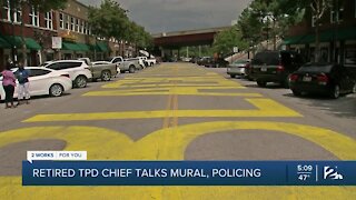 Former Tulsa Police Chief, Weighing in on the Black Lives Matter Mural