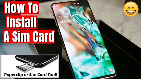 Galaxy S10 sim card removal: Top 2 methods (paperclip & tool)