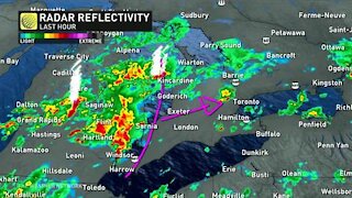Thunderstorm risk becomes widespread as low pressure system slices through southern Ontario