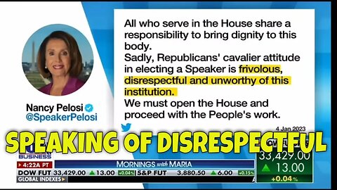 Nancy Pelosi actually said this about the Speaker of the House vote…